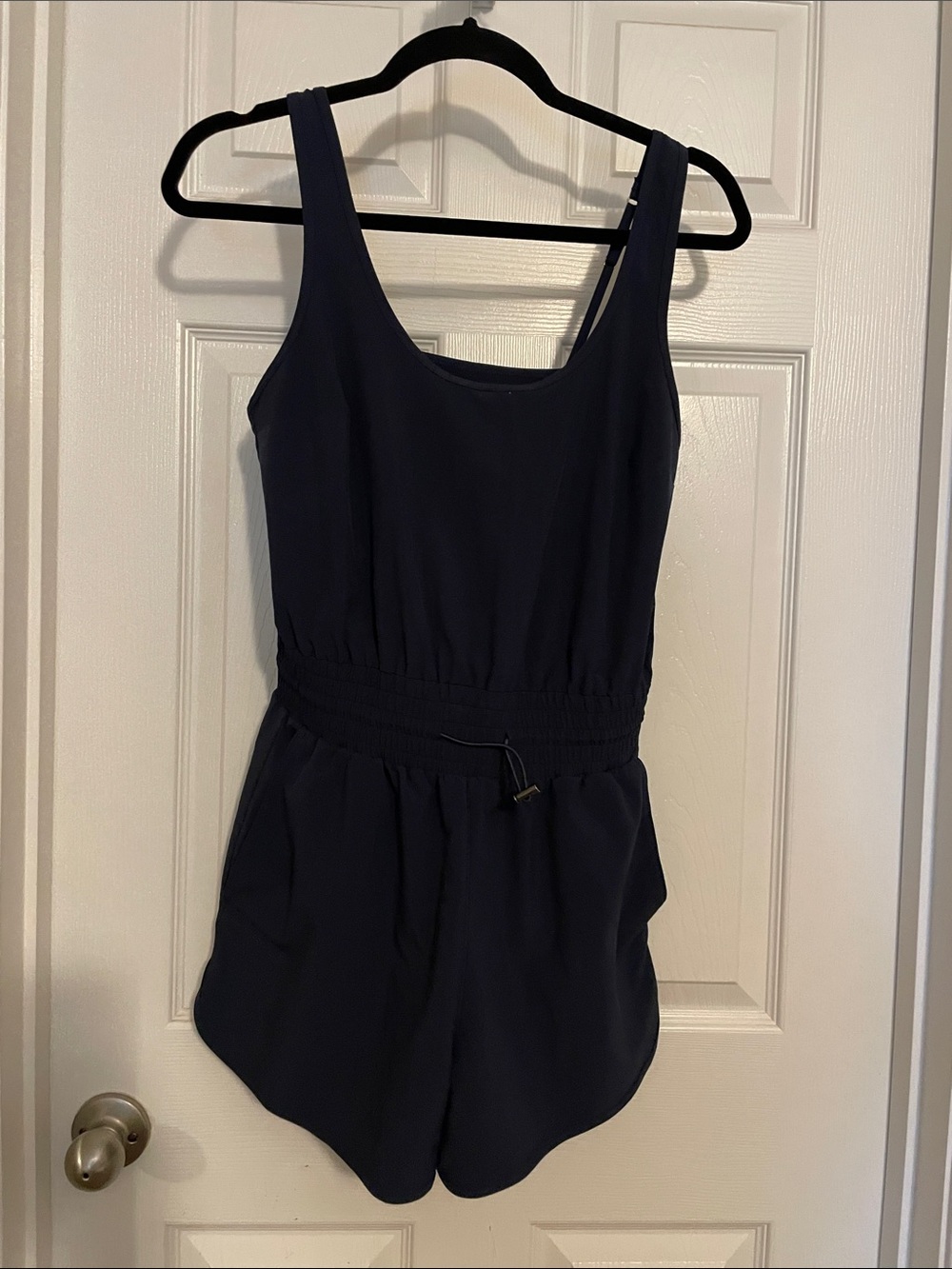 Abercrombie & Fitch Navy Blue Women's Sleeveless Bodysuit Romper